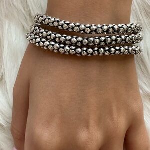 SILPADA 925 sterling Silver Beaded Wrap Bracelet — Women Jewelry